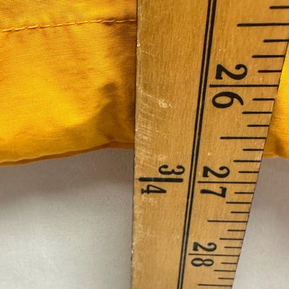 Eileen Fisher Women's Hooded Zip Up Jacket Windbreaker Size L Mango Yellow - Picture 10 of 10